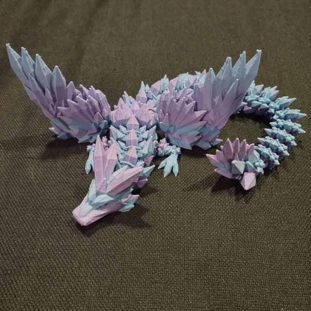 Crystal Dragon with Wings